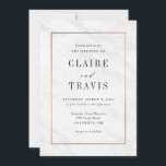 Marble Deluxe Modern Wedding Invitation MAR Kaart<br><div class="desc">Modern ontwerp van © berrysnoot. Afdrukbare digitale bestanden en overeenkomende objecten zijn beschikbaar! Bezoek onze website op www.berryberrysweet.com voor meer informatie!</div>