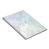 Marble  design pastel colors notitieboek (Rechterzijde)