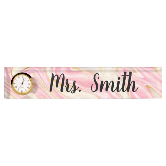 Marble Desk Name Bord Naambordje (Voorkant)