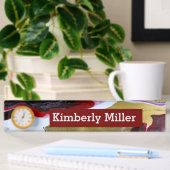 Marble Desk Name Bord Naambordje
