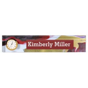 Marble Desk Name Bord Naambordje