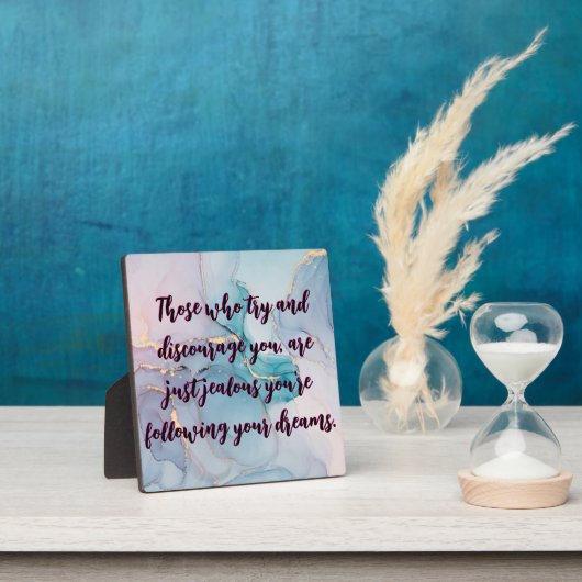 Marble Desktop Art Quote Fotoplaat (Insitu)