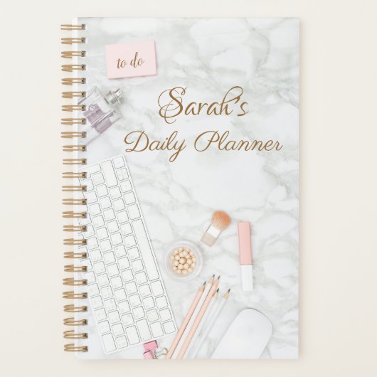 Marble Desktop Daily Planner (Voorkant)