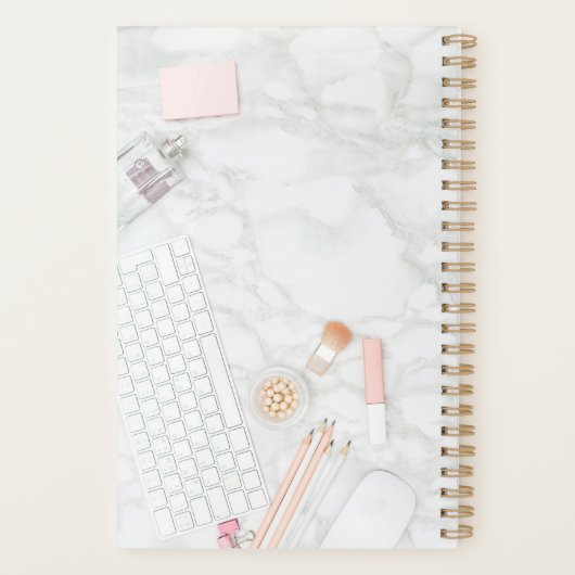 Marble Desktop Daily Planner (Achterkant)