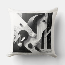 Marble Echoes of Silent Geometry Kussen