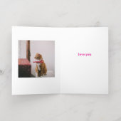 Marble-Effect Bookish Gevouwen Folie Wenskaart (Binnenlaag)