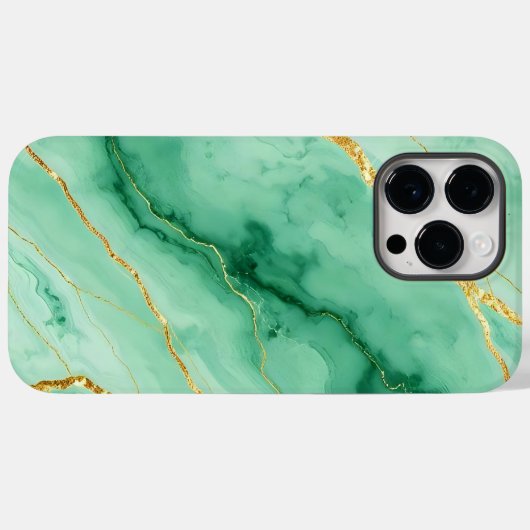 marble effect Case-Mate iPhone case (Achterkant (horizontaal))