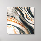 Marble Effect Stretted Canvas Print (Voorkant)
