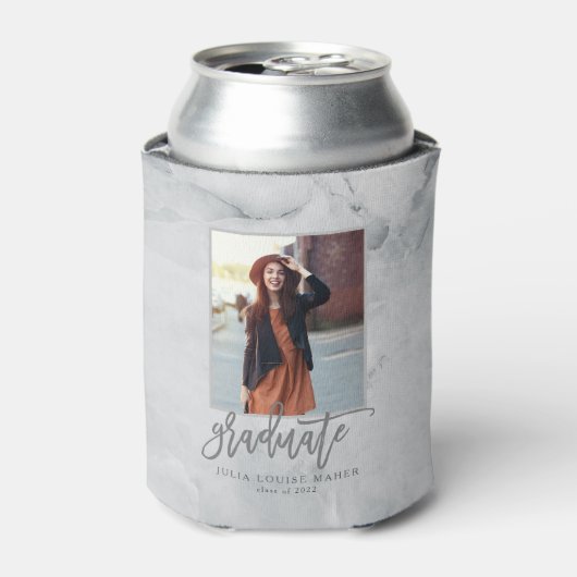 MARBLE EN ROOS GOLD AFSTUDEREN BLIKJESKOELER (Blikje Voorkant)