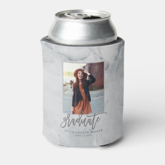 MARBLE EN ROOS GOLD AFSTUDEREN BLIKJESKOELER (Blikje Achterkant)