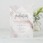 MARBLE EN ROOS GOLD AFSTUDEREN KAART (Staand voorkant)