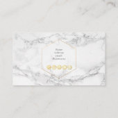 MARBLE FAUX GOLD EYE LASHES VISITEKAARTJE (Achterkant)