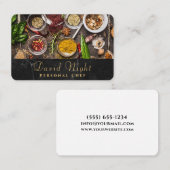 Marble Food Design Personal Chef Catering Visitekaartje (Voorkant / Achterkant)
