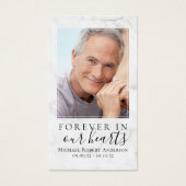 Marble Forever in Our Hearts Memorial Kaart (Voorkant)