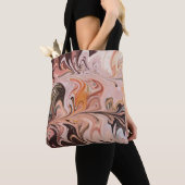 Marble Forms – Pink & Beige Soft Marble Tote Bag (Dichtbij)