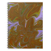 Marble Forms – Terracotta Warm Abstract Notitieboek (Voorkant)