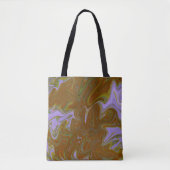 Marble Forms – Terracotta Warm Abstract Tote Bag (Voorkant)