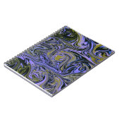 Marble Forms – Violet & Gold Mystic Energy Notitieboek (Linkerzijde)