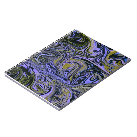 Marble Forms – Violet & Gold Mystic Energy Notitieboek (Linkerzijde)