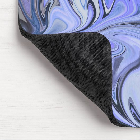 Marble Forms – White & Grey Minimal Texture Muismat (Hoek)