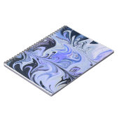 Marble Forms – White & Grey Minimal Texture Notitieboek (Linkerzijde)