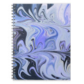 Marble Forms – White & Grey Minimal Texture Notitieboek (Voorkant)