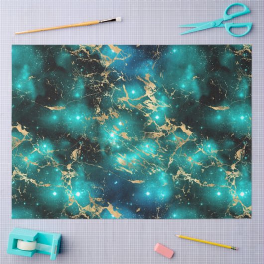 Marble Galaxy Series Design 15 Tissuepapier (Craft)