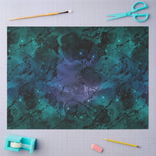 Marble Galaxy Series Design 16 Tissuepapier (Craft)
