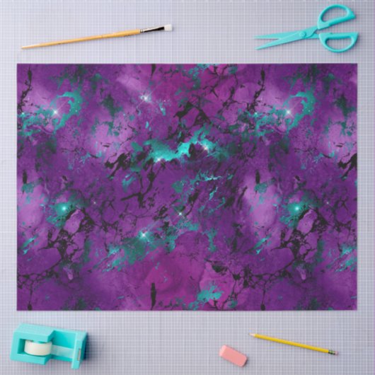 Marble Galaxy Series Design 7 Tissuepapier (Craft)