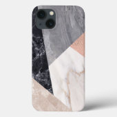Marble Geometric Pattern Case-Mate iPhone Case (Achterkant)