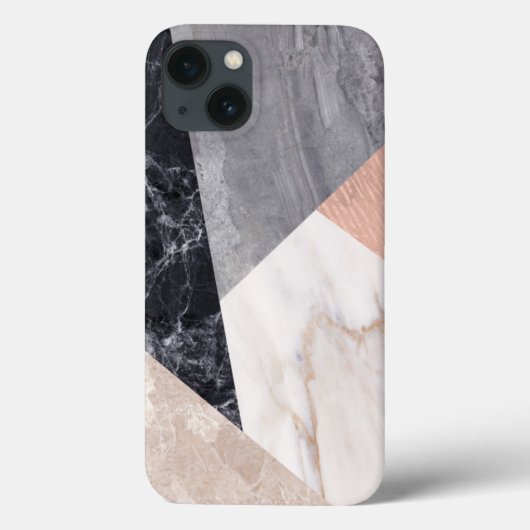 Marble Geometric Pattern Case-Mate iPhone Case (Achterkant)