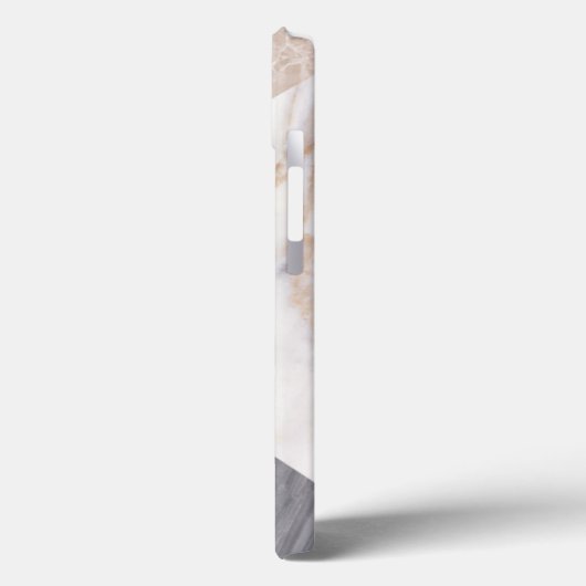 Marble Geometric Pattern Case-Mate iPhone Case (Achterkant / Links)