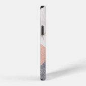 Marble Geometric Pattern iPhone Hoesje (Rechterkant)