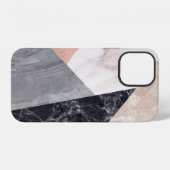 Marble Geometric Pattern iPhone Hoesje (Achterkant horizontaal)