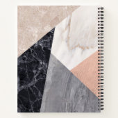 Marble Geometric Pattern Notitieboek (Achterkant)