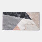 Marble Geometry Print Bureaumat (Voorkant)
