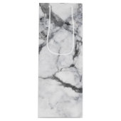 Marble Gift Bag Wijn Cadeautas (Voorkant)