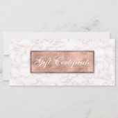 Marble Gift Certificate Elegant Real Estate (Voorkant)