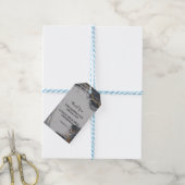Marble Glitter Geometric bedankt Cadeaulabel (Met Touw)