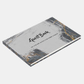 Marble Glitter Geometric Gastenboek (Hoek)