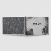 Marble Glitter Geometric Gastenboek (Volledig)