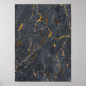 Marble Glitter Geometric Poster (Voorkant)