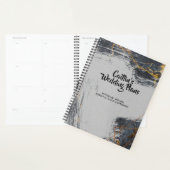 Marble Glitter Geometric Wedding planner (Display)