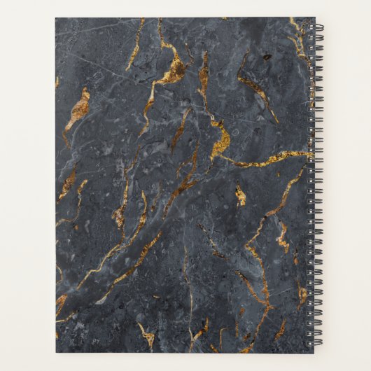 Marble Glitter Geometric Wedding planner (Achterkant)