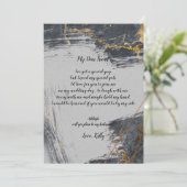 Marble Glitter     Geometriczal mijn bruidsmeisje  Kaart (Staand voorkant)