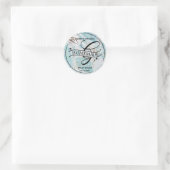 Marble Glitter Monogram G Homemade Product Labels (Tas)