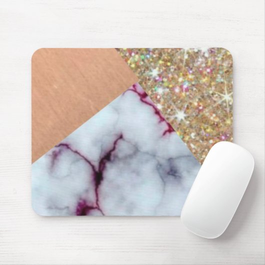 Marble Glitter| Muismat (Met muis)