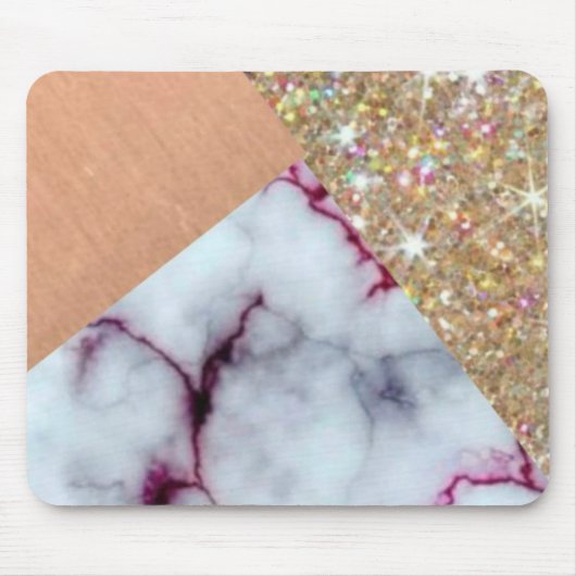 Marble Glitter| Muismat (Voorkant)