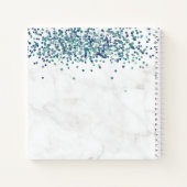 Marble Glitter Ons artikel herinnert ons aan het a Notitieboek (Achterkant)