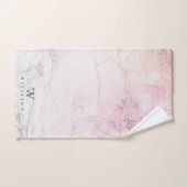 Marble Glitter Personalized Bad Handdoek (Handdoek)